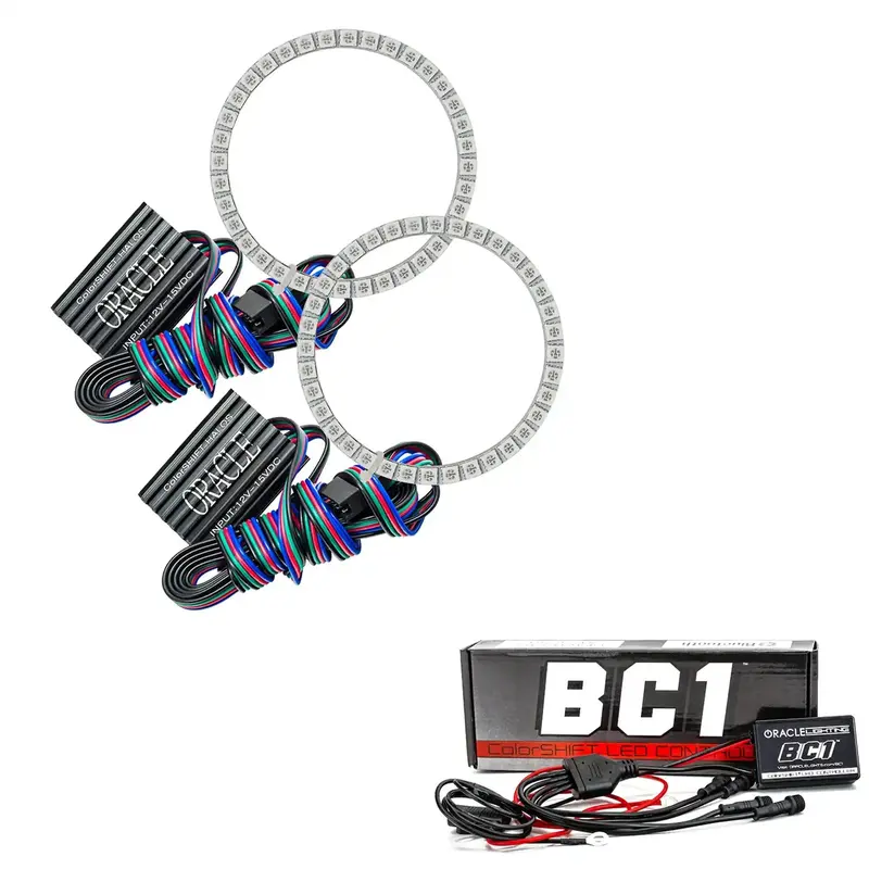 Oracle Lighting Colorshift Halo Kit With Bc1 Controller – Rgbw Led Ring System (Model 3942-335) 1