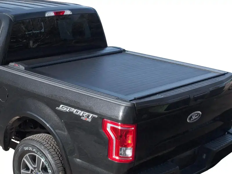 Pace Edwards Switchblade Retractable Tonneau Cover – Complete Kit With Rails And Canister, Matte Black 1
