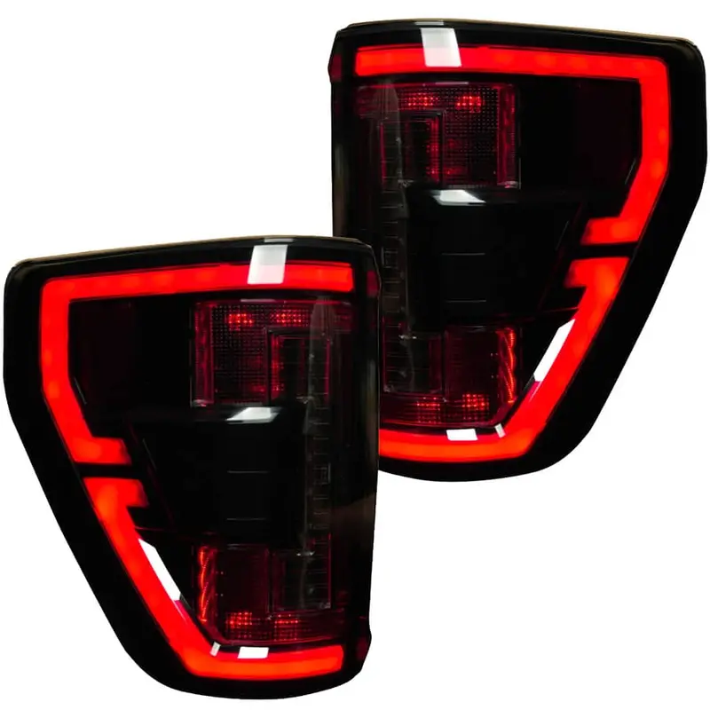 Recon Oled Led Tail Lights – Custom Fit For 2021–2023 Ford F-150 & Raptor (264568Ledbk) 1