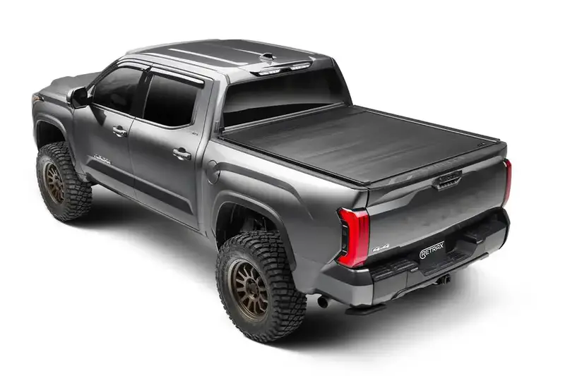 Retrax Eq Power Retractable Tonneau Cover – Matte Black Aluminum Design (Eq0454) 1