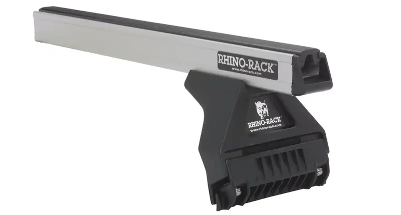 Rhino-Rack Ja0564 Heavy-Duty Silver Roof Rack – Rl110 Dual-Bar System With Universal Mounting 1