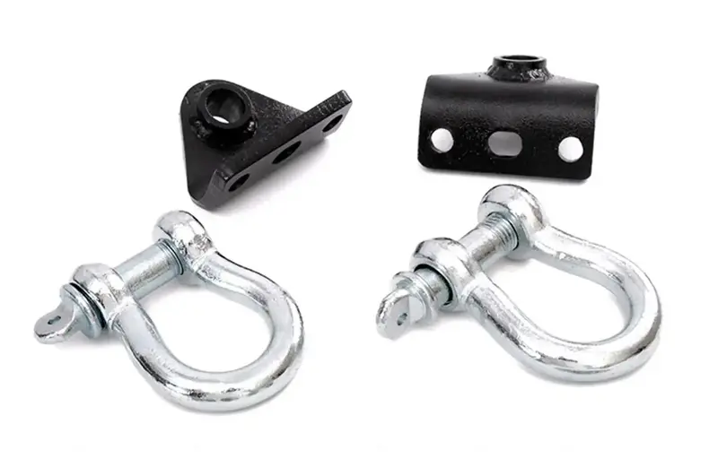 Rough Country 1169 Bolt-On D-Ring Mounting Kit – Includes Hardware And Pair Of D-Rings 1