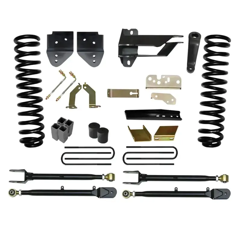 Skyjacker 6-Inch Lift Kit – F250 4Wd Gas Models With Leaf Spring Shackle Flip And Dual Steering Stabilizers 1