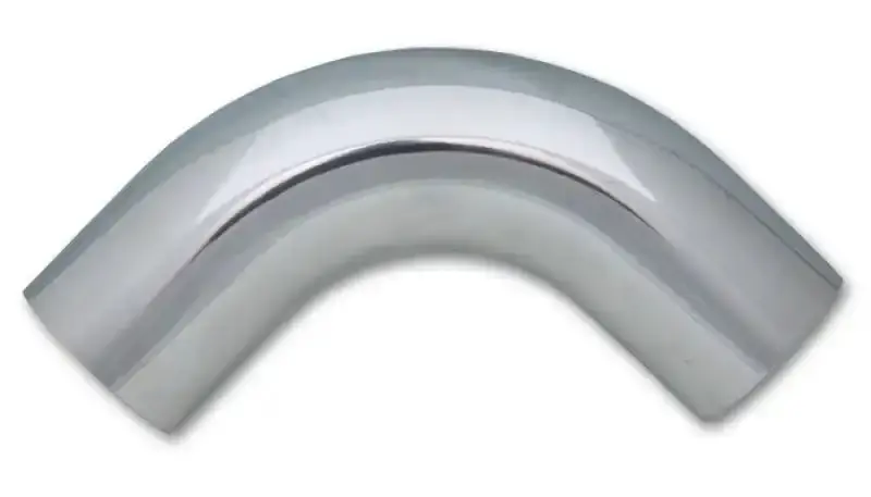 Vibrant Polished Aluminum Tubing – 3-Inch Od, 90-Degree Bent Universal Fit 1