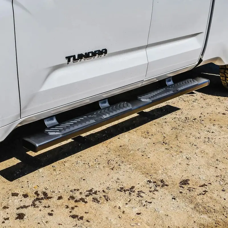 Westin R5 Stainless Steel Nerf Step Bars – Textured Black Finish, Extended Cab Compatibility 1